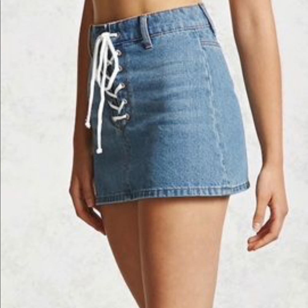 Denim skirt